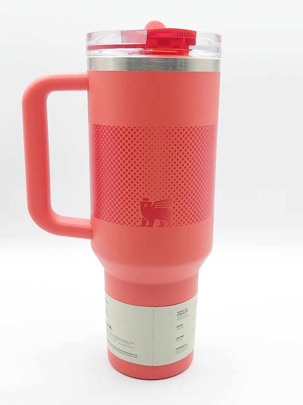 Stanley Tumbler 40oz Quencher ProTour Flip Straw Tumbler Coral Fade